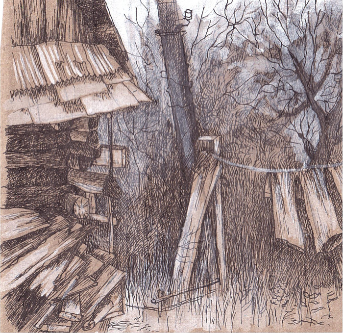 Деревенский дворик