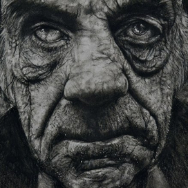 Портрет углем