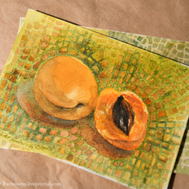 Открытка - "Абрикосы"