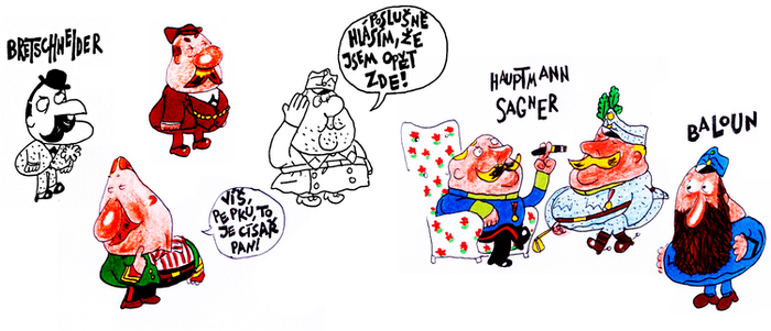 скетчи к Швейку