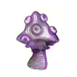 Гриб с глазками