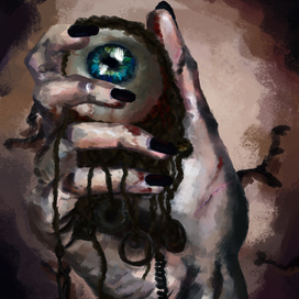 глаз в руке