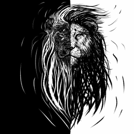 Портрет льва