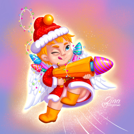 Новогодний купидон