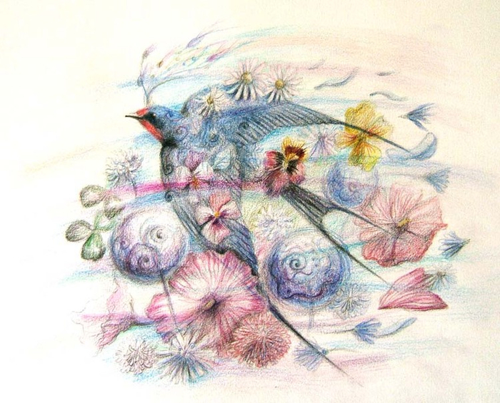 ласточка с весною