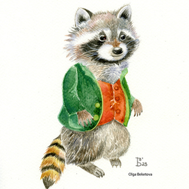 Персонаж. Енот