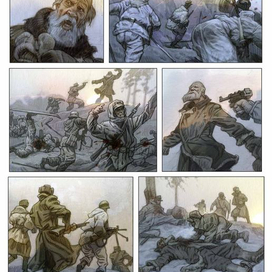 Комикс для декабрьского номера журнала "Военный"