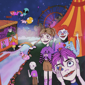 Иллюстрации в мультяшном стиле