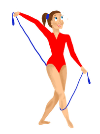 Девочка спортсменка 