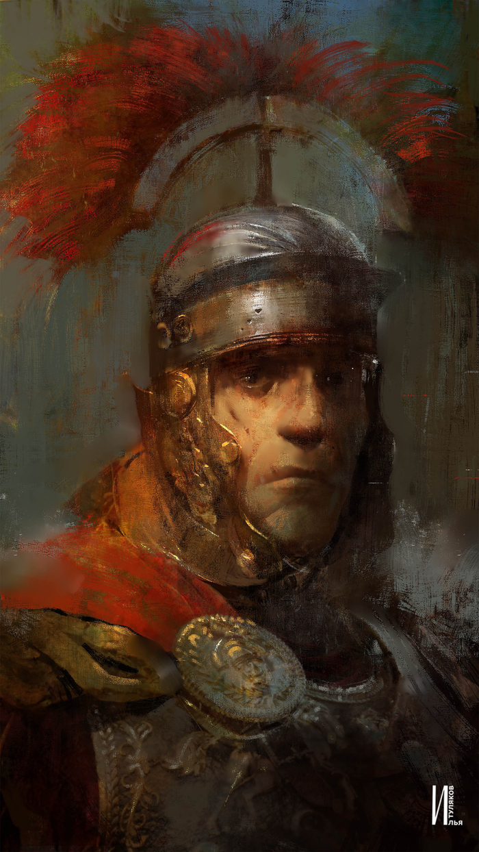 Rome warrior нарисовано на Ipad