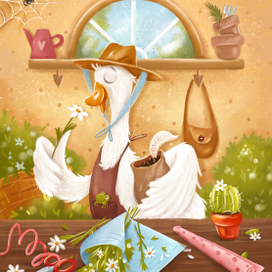 В цветочной лавке