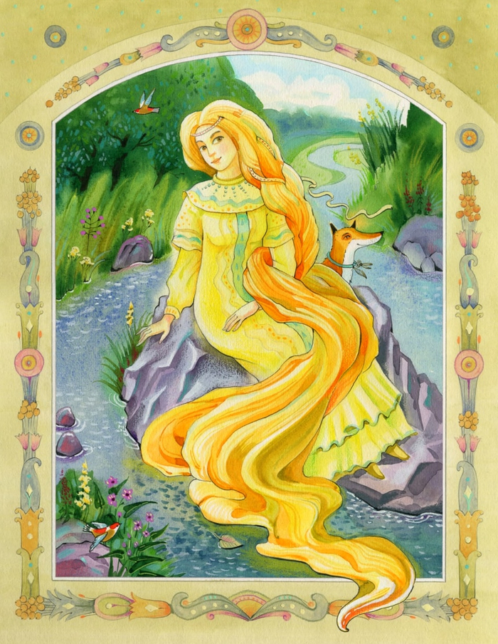 "Золотой Волос" к сказу П.Бажова ( изд. Эксмо) 2023г