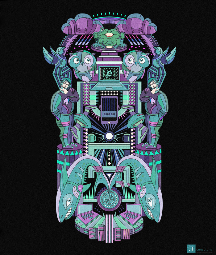 Иллюстрация для JT Consulting (2020)