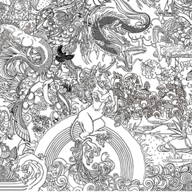 Арт-плакат Мифические существа