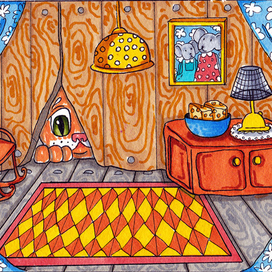 Внутри мышиной норки