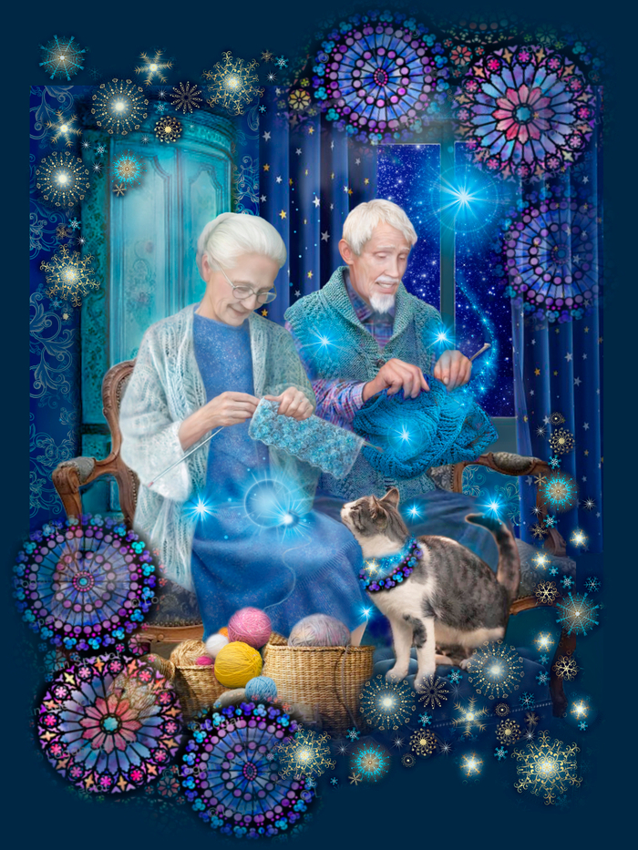 Бабушка Зима , дедушка Мороз