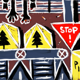 Аварийная остановка конвейера на Железногорском Псевдоёлочном Комбинате (ЖПК)