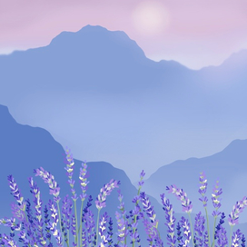 Восход в горах