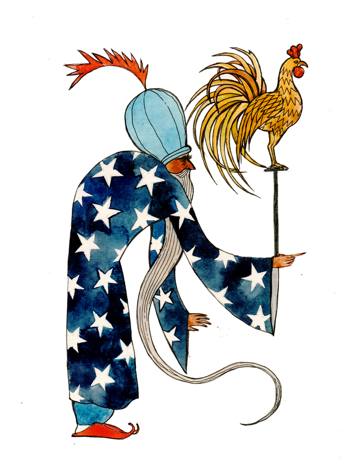 сказка о золотом петушке.А.С.Пушкин