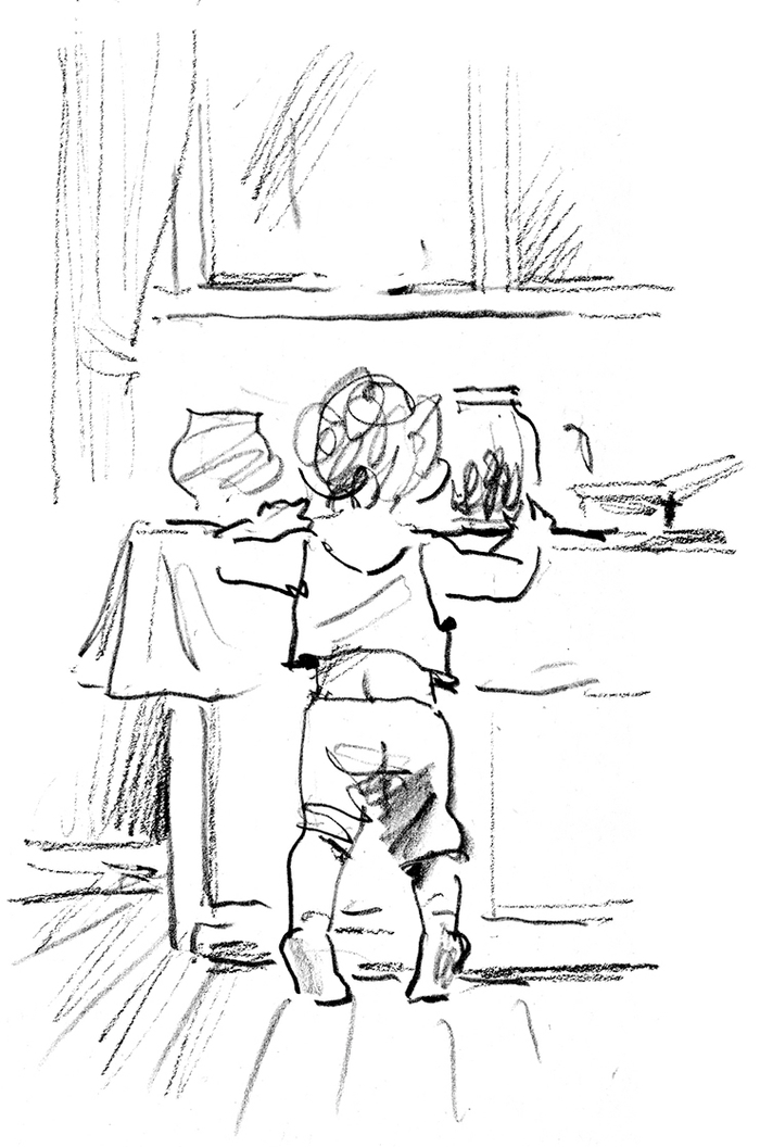 А.Крым "Левушка" Изд. ДЛ. 2019 Иллюстрации и наброски