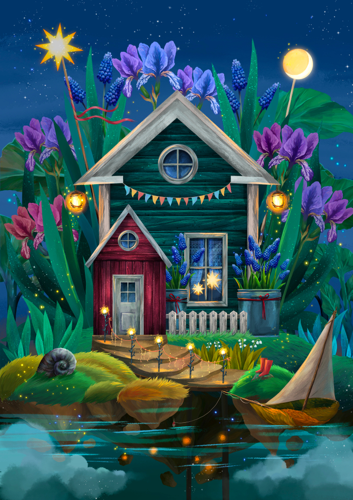 Домик у озера