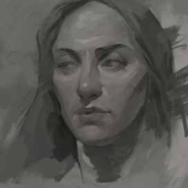 этюд головы