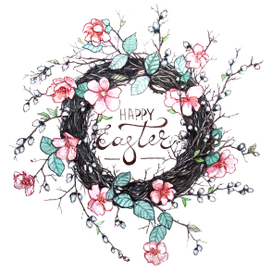 Пасхальный венок