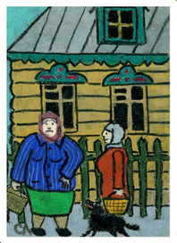 Дер. Бухолово. Три кумушки.