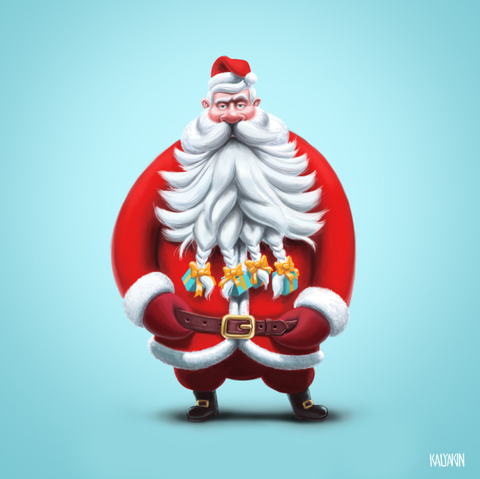 Новогодняя борода