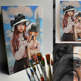 Postcard "Doll from London"