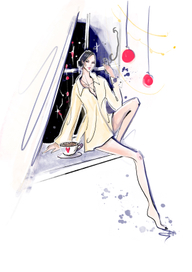 Серия иллюстраций для бренда одежды