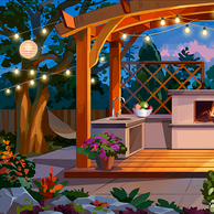 скетчи локаций