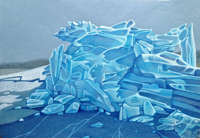 Голубой лёд Байкала