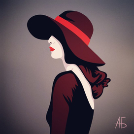 Леди в шляпе