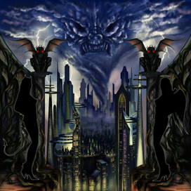Обложка альбома для треш-метал группы Tornado (Нидерланды)