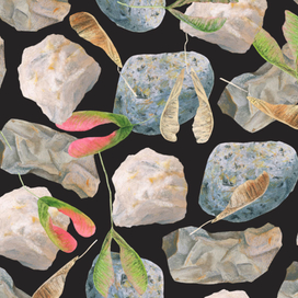 Бесшовный паттерн "Природные дары"