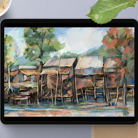 Плавучие деревни расположены и в дельте Меконга