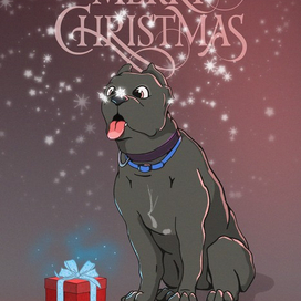 Рождественская открытка