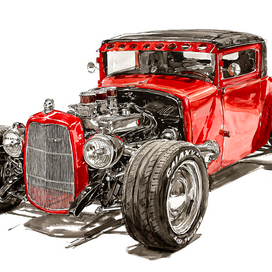 Хотрод на базе Dodge Brothers coupe 1928