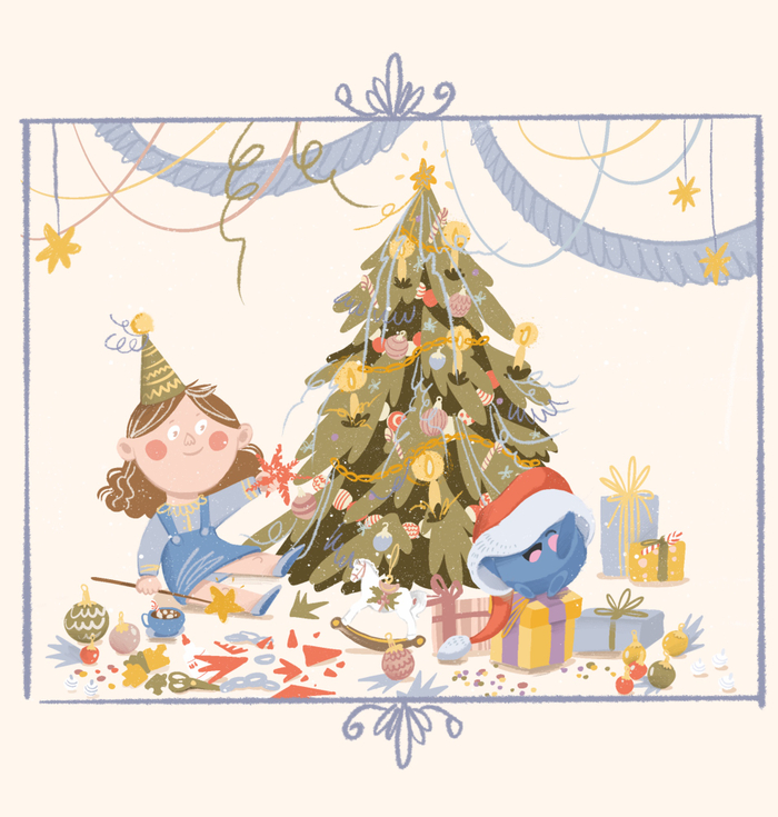 Новогодняя открытка