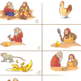 Курочка Ряба для детского портала