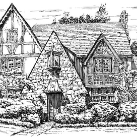 Старый английский дом