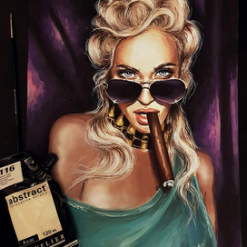 Картон. Акрил. 