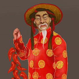 Торговец овощами