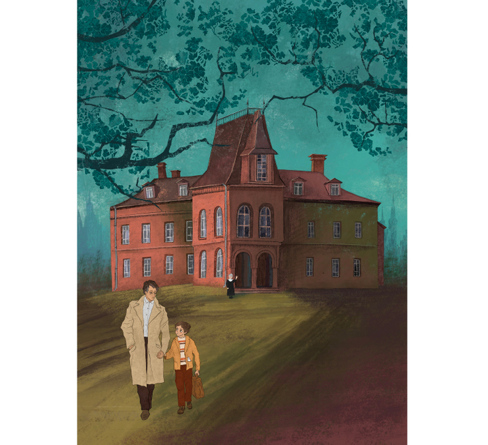 Иллюстрация для книги «The Boy and the Mouse»