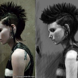 Девушка с татуировкой которой не видно