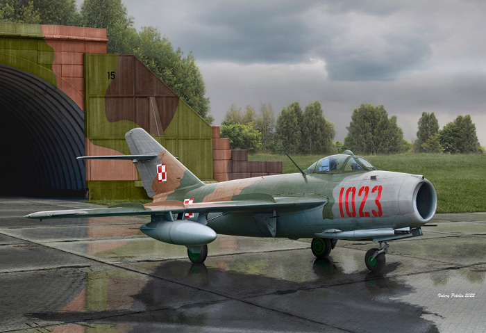 MiG-17F Poland (box art for AMMO by Mig Jimenez )