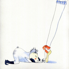 Воротничок и ножницы