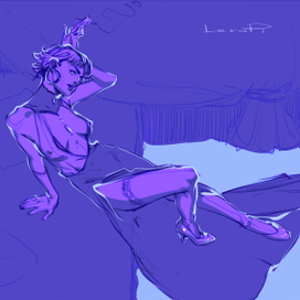 Зарисовка дамы