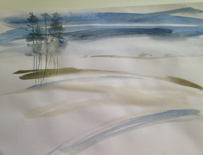 Из серии "Три мазка". Лена